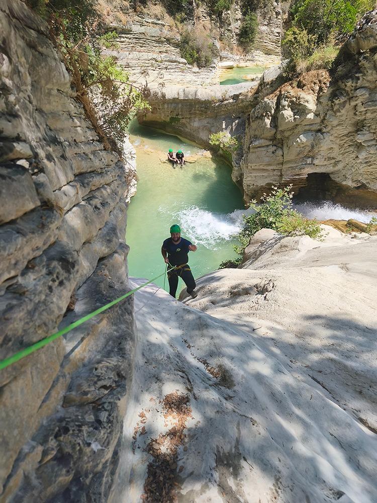 Canyoning in Tryfos Gorge (Aetolia-Acarnania)