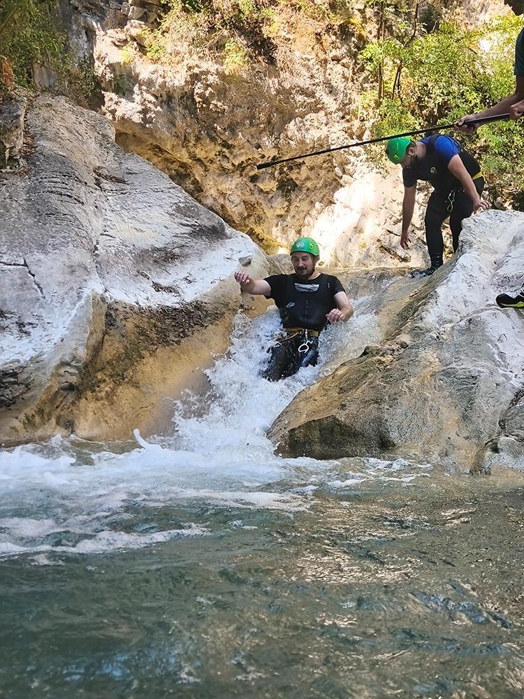 Canyoning in Tryfos Gorge (Aetolia-Acarnania)