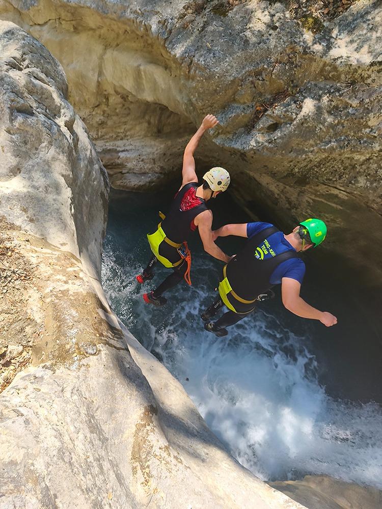 Canyoning in Tryfos Gorge (Aetolia-Acarnania)