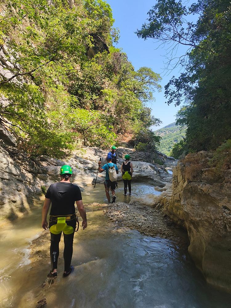 Canyoning in Tryfos Gorge (Aetolia-Acarnania)