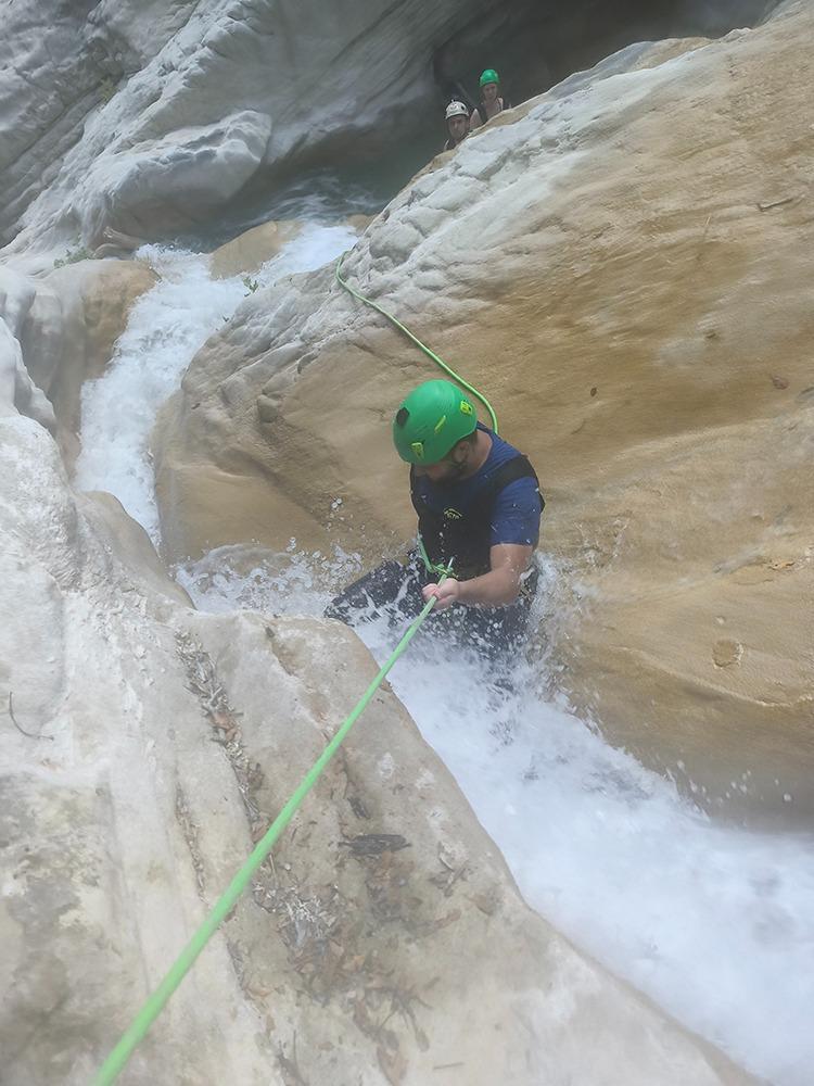 Canyoning in Tryfos Gorge (Aetolia-Acarnania)