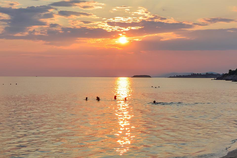 Halkidiki/Sithonia Swim, Sunset & Olive Tour