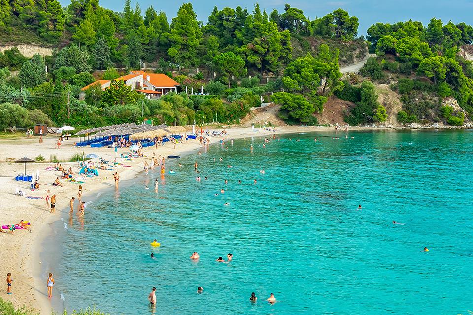 Halkidiki/Sithonia Swim, Sunset & Olive Tour