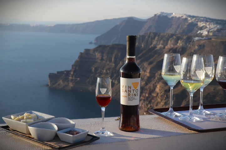 Santorini Semi-Private  Half Day Wine Tour with Luxury Minivan