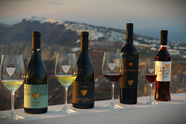 Santorini Semi-Private  Half Day Wine Tour with Luxury Minivan