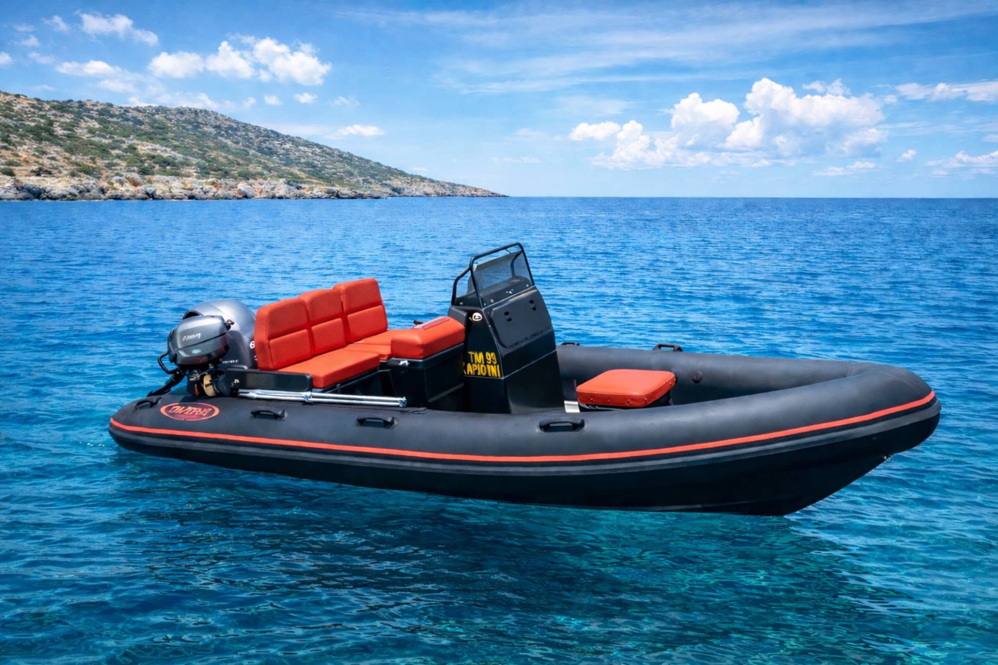 RENT A 5M RIB BOAT WITH LICENCE