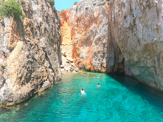Private Cruise to : Red Rock, Koutsomiti, Kounoupa, Ag. Kyriaki, Ag. Fokas & Ligno
