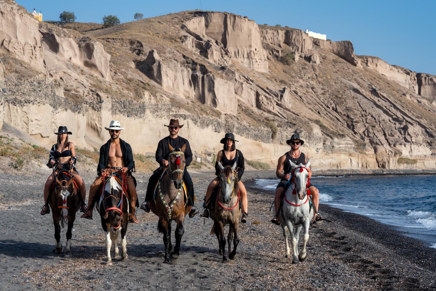 Santorini: Horse & Donkey Riding Through Volcanic Landscapes