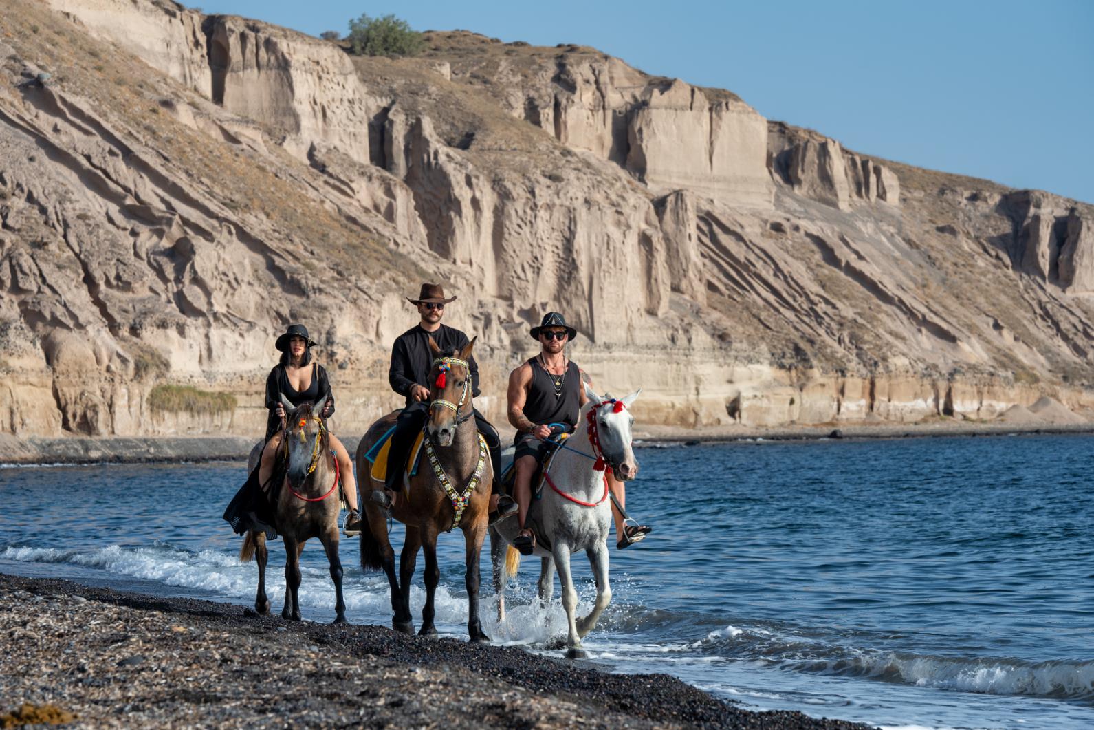 Santorini: Horse & Donkey Riding Through Volcanic Landscapes