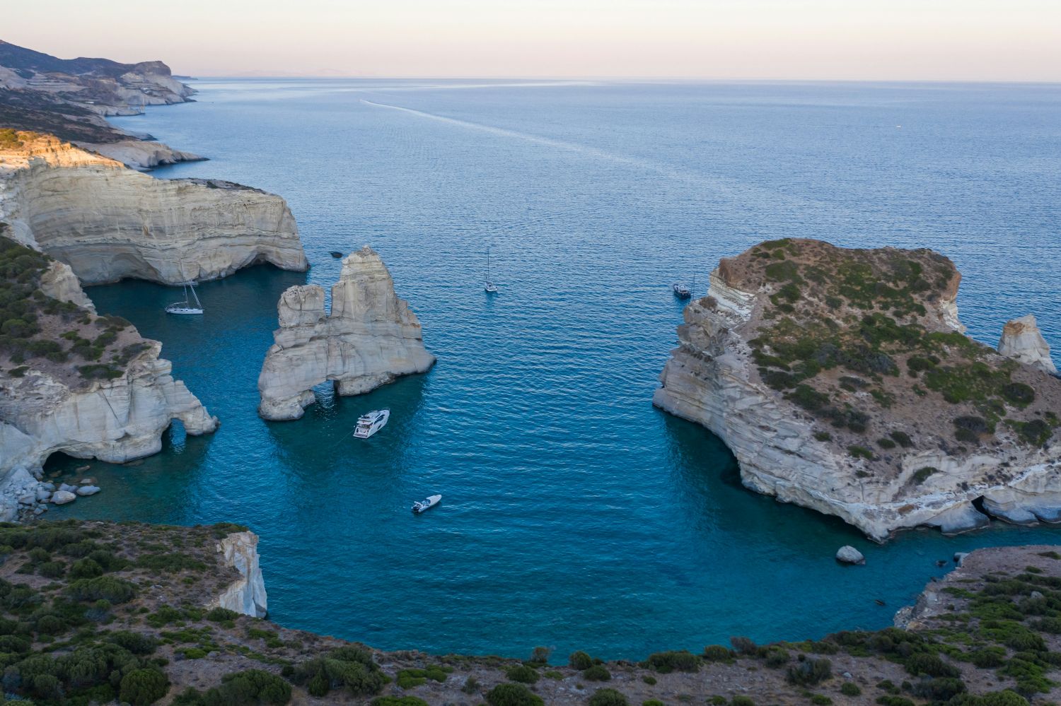  Full Day Milos Private Boat Cruise