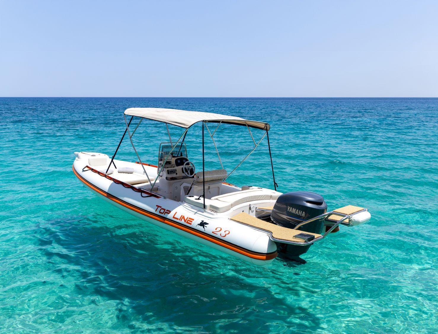 Top Line | Half Day Cruise | Seitan Limania - Crique de Souda (kamares) - White Coast - Admiral Island - Sosorides - Marathi Island