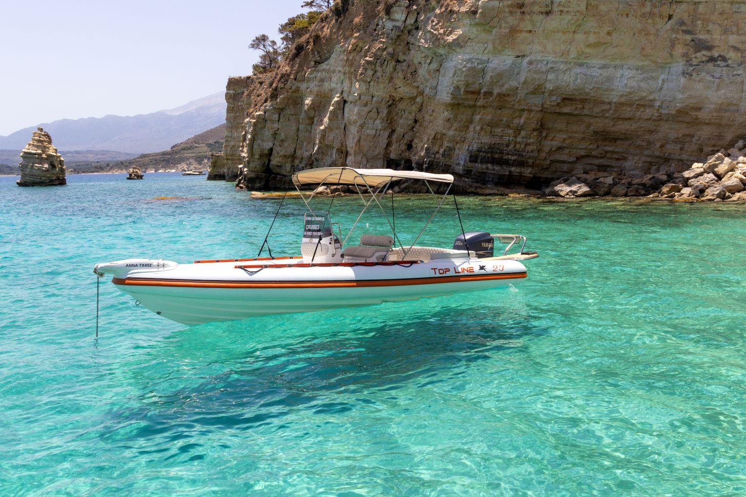 Sea Excursion with Top Line p23 Vessel  | with skipper (max 7 persons) 