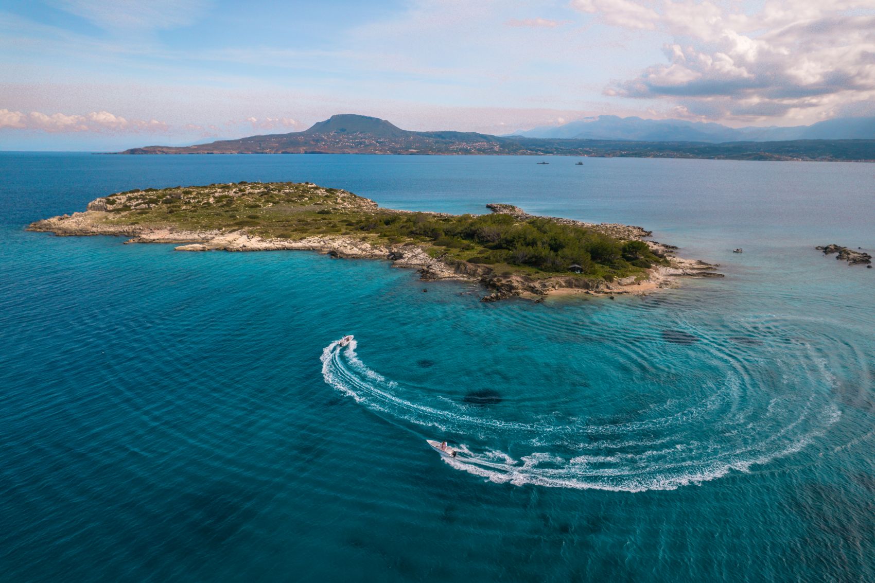 Top Line | Half Day Cruise | Seitan Limania - Crique de Souda (kamares) - White Coast - Admiral Island - Sosorides - Marathi Island
