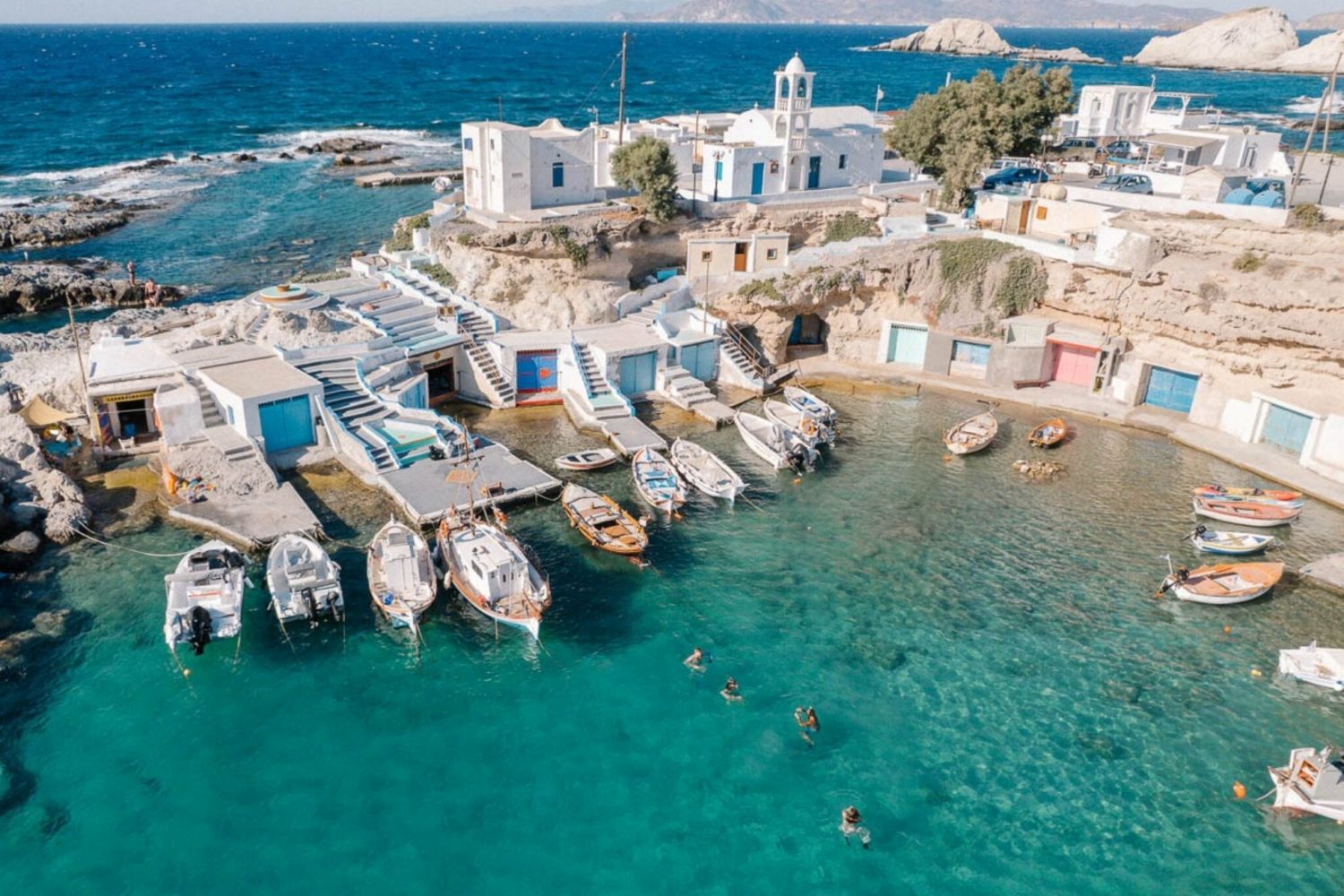  Full Day Milos Private Boat Cruise