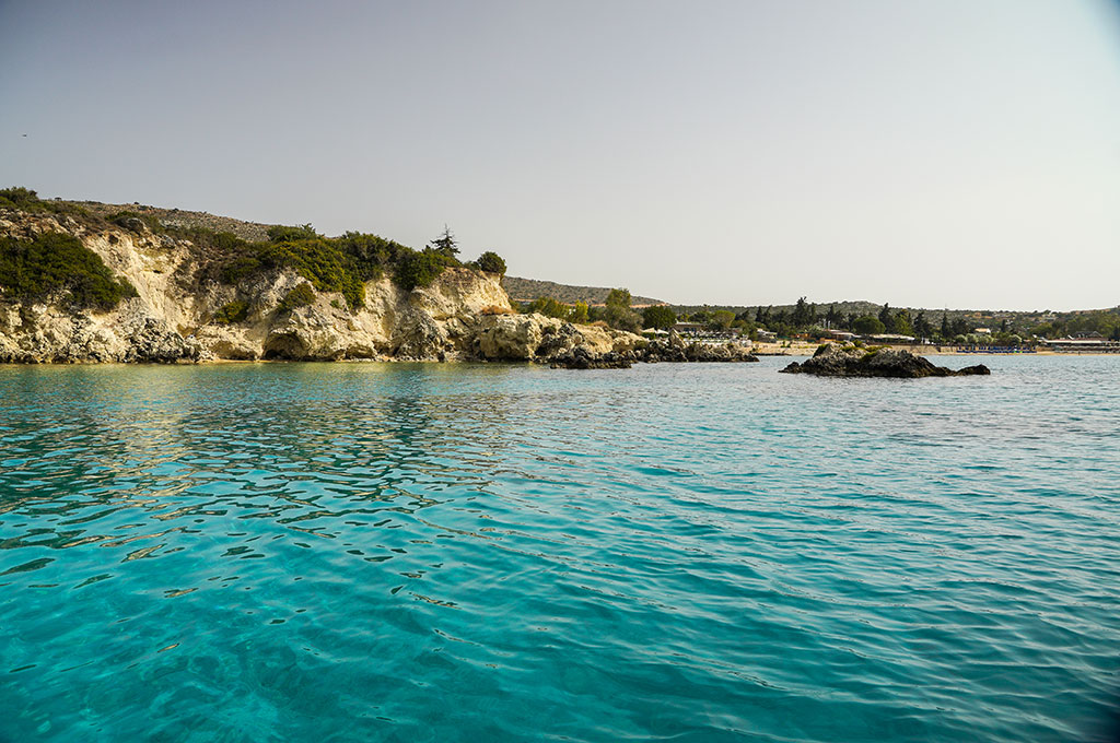 Rent a Boat 30hp without Skipper (No license needed) and Explore Seitan Limania - Crique de Souda (Kamares) - Aspra Coast - Admiral Island - Sosorides & Marathi Island
