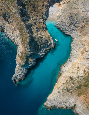 Full Day Akrotiri Coast Boat Cruise | Seitan Limania - Katholiko Gorge - Zorba & Machairida Beach