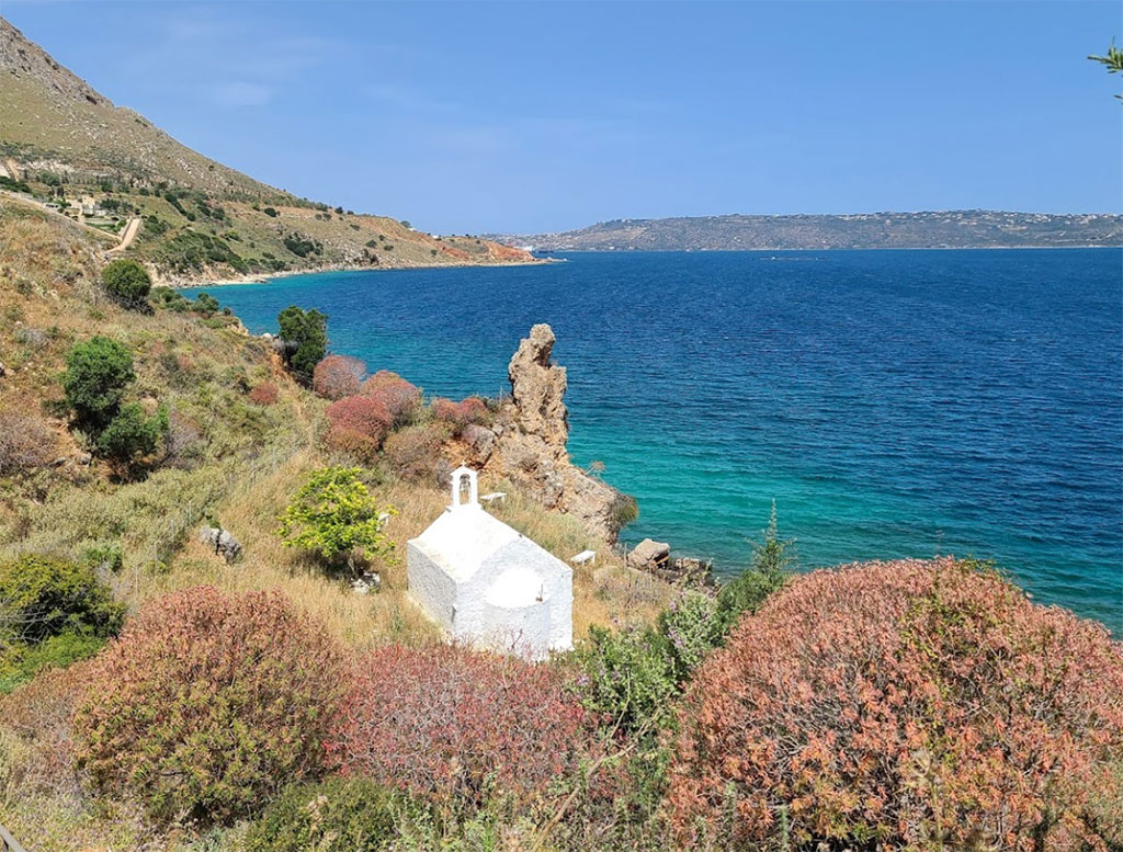 Rent a Boat 80hp with License and Explore Seitan Limania - Crique de Souda (Kamares) - Aspra Coast - Admiral Island - Sosorides & Marathi Island