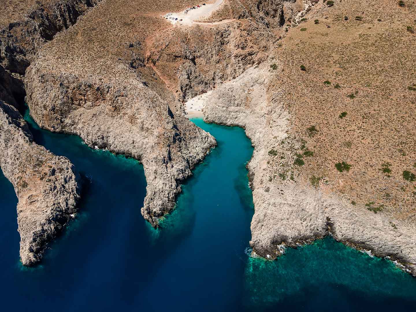 Full Day Akrotiri Coast Boat Cruise | Seitan Limania - Katholiko Gorge - Zorba & Machairida Beach