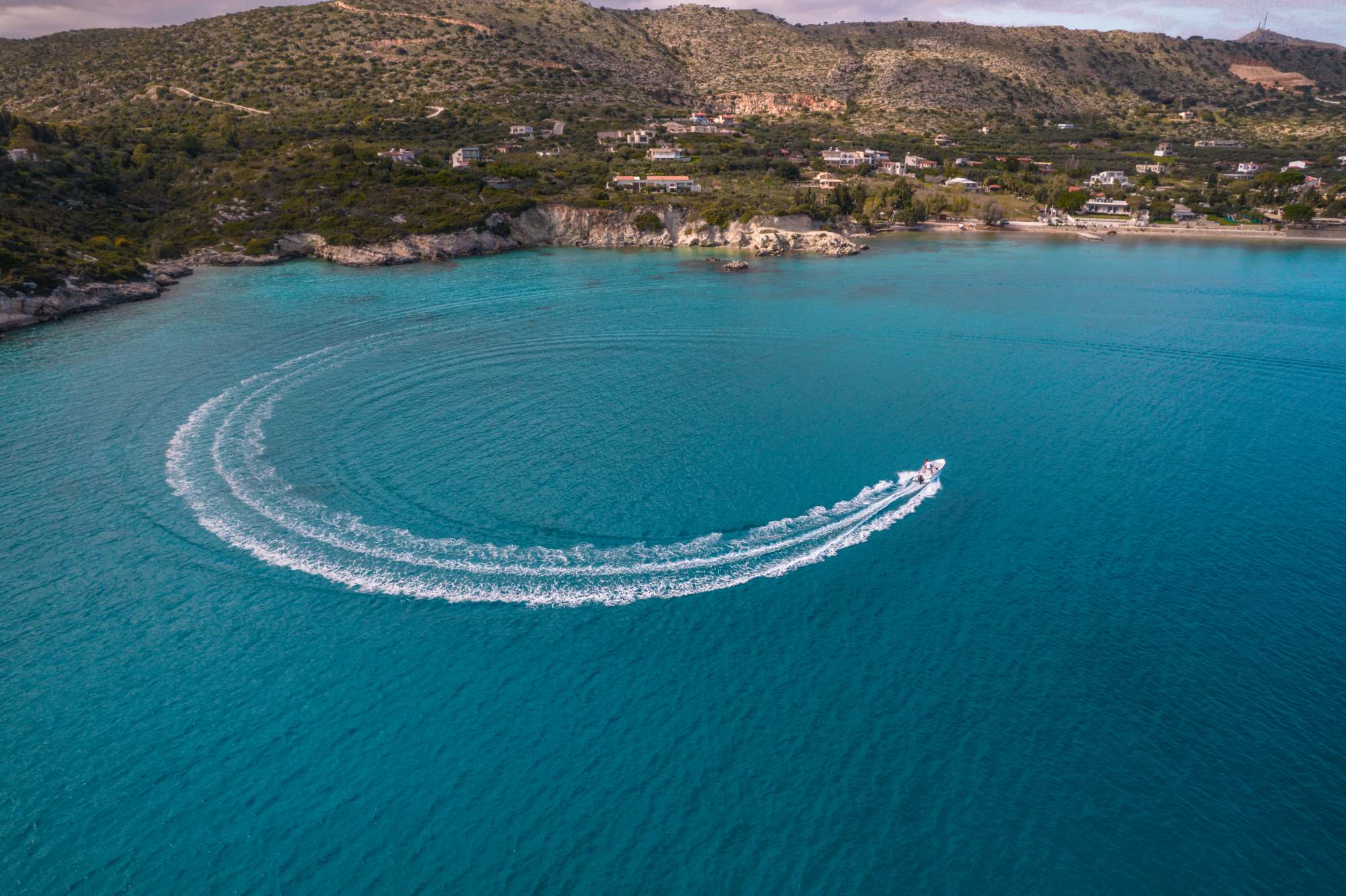 Full Day Akrotiri Coast Boat Cruise | Seitan Limania - Katholiko Gorge - Zorba & Machairida Beach