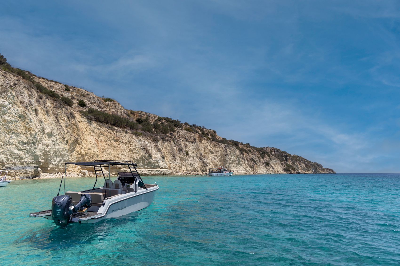 Full Day Akrotiri Coast Boat Cruise | Seitan Limania - Katholiko Gorge - Zorba & Machairida Beach