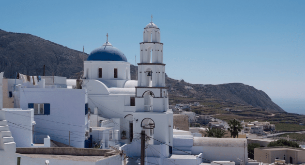 Santorini: Full Day Bus Tour Experience