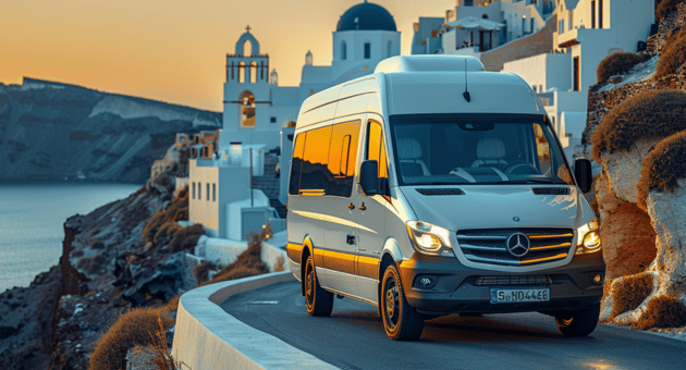 Santorini: Full Day Bus Tour Experience