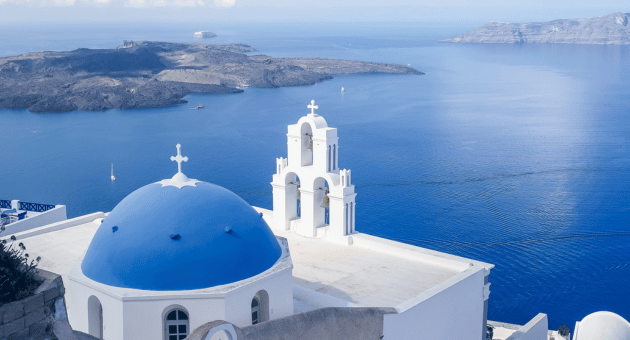 Santorini: Full Day Bus Tour Experience