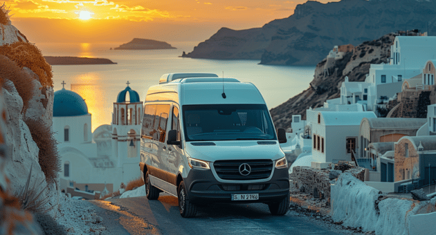 Santorini: Full Day Bus Tour Experience