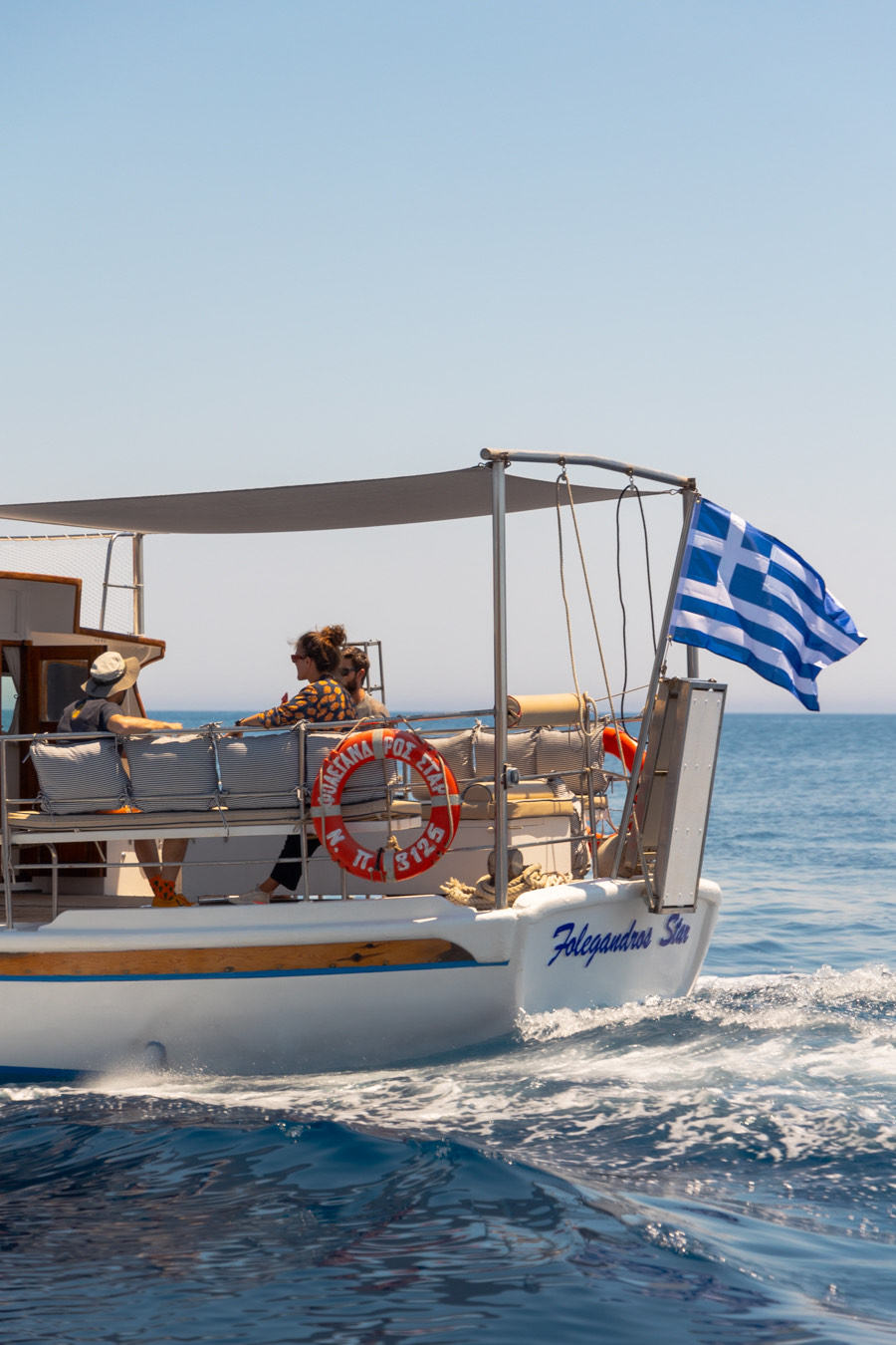 Private tour on a 13m Traditional Greek Wooden Boat