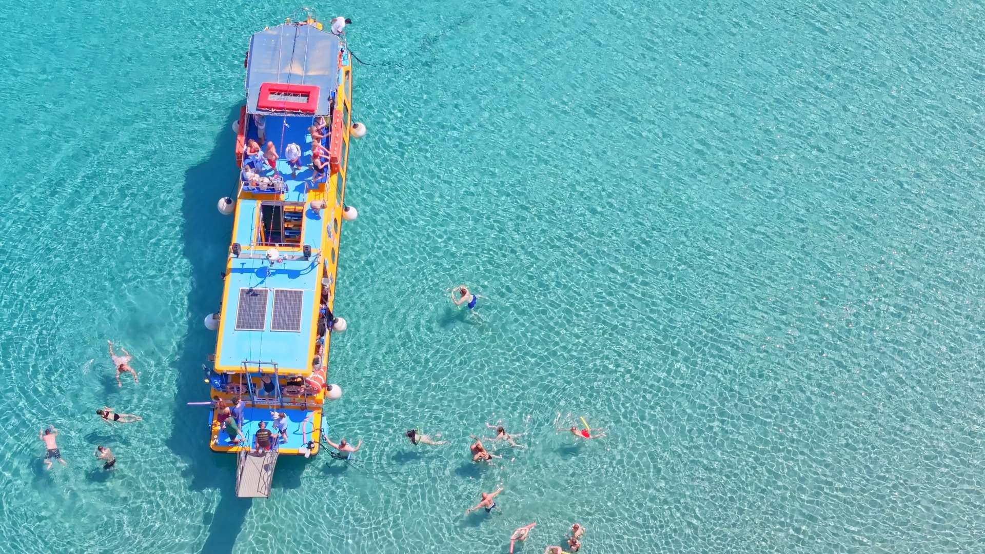Dory’s Trip: A Glass-Bottom Boat Cruise with Swimming Stops
