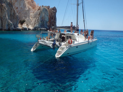 PRIVATE HALF - DAY MORNING CRUISE: ADAMANTAS - KLEFTIKO - ADAMANTAS