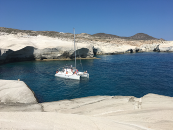 PRIVATE HALF-DAY MORNING CRUISE: ADAMANTAS-KLEFTIKO-AGIA KIRIAKI