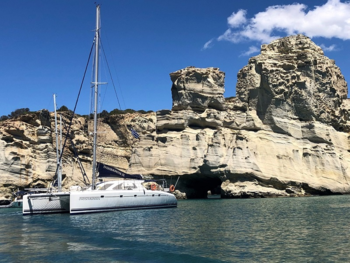 PRIVATE HALF-DAY MORNING CRUISE: ADAMANTAS-KLEFTIKO-AGIA KIRIAKI