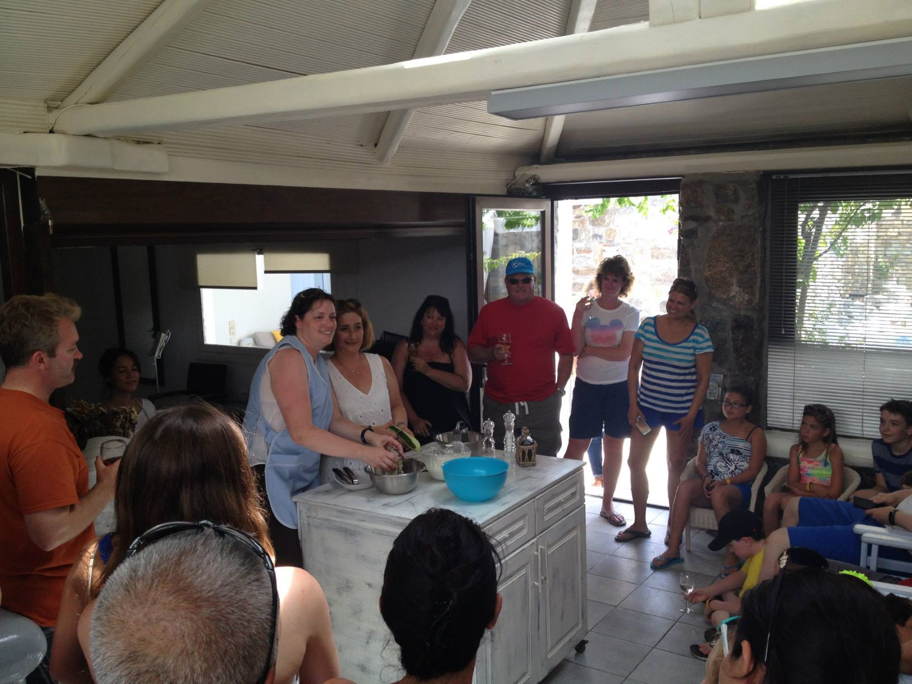 COOKING DEMONSTRATION AT THE MYKONIAN FARM