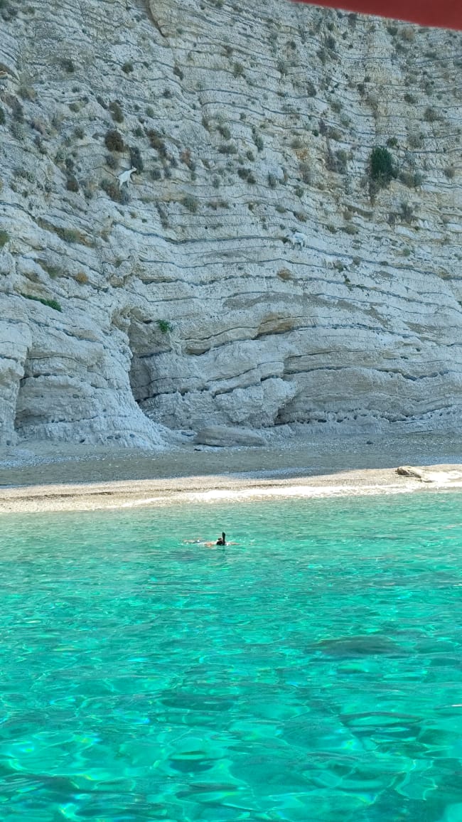 Paleokastritsa private boat with skipper(Sea Caves and swim stop)