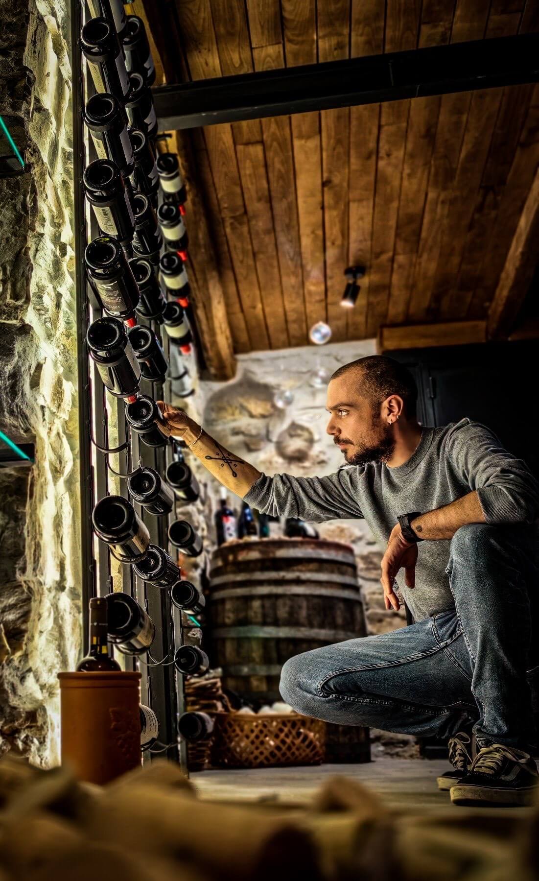 Wine tasting in a traditional Pelion Cellar at Portaria