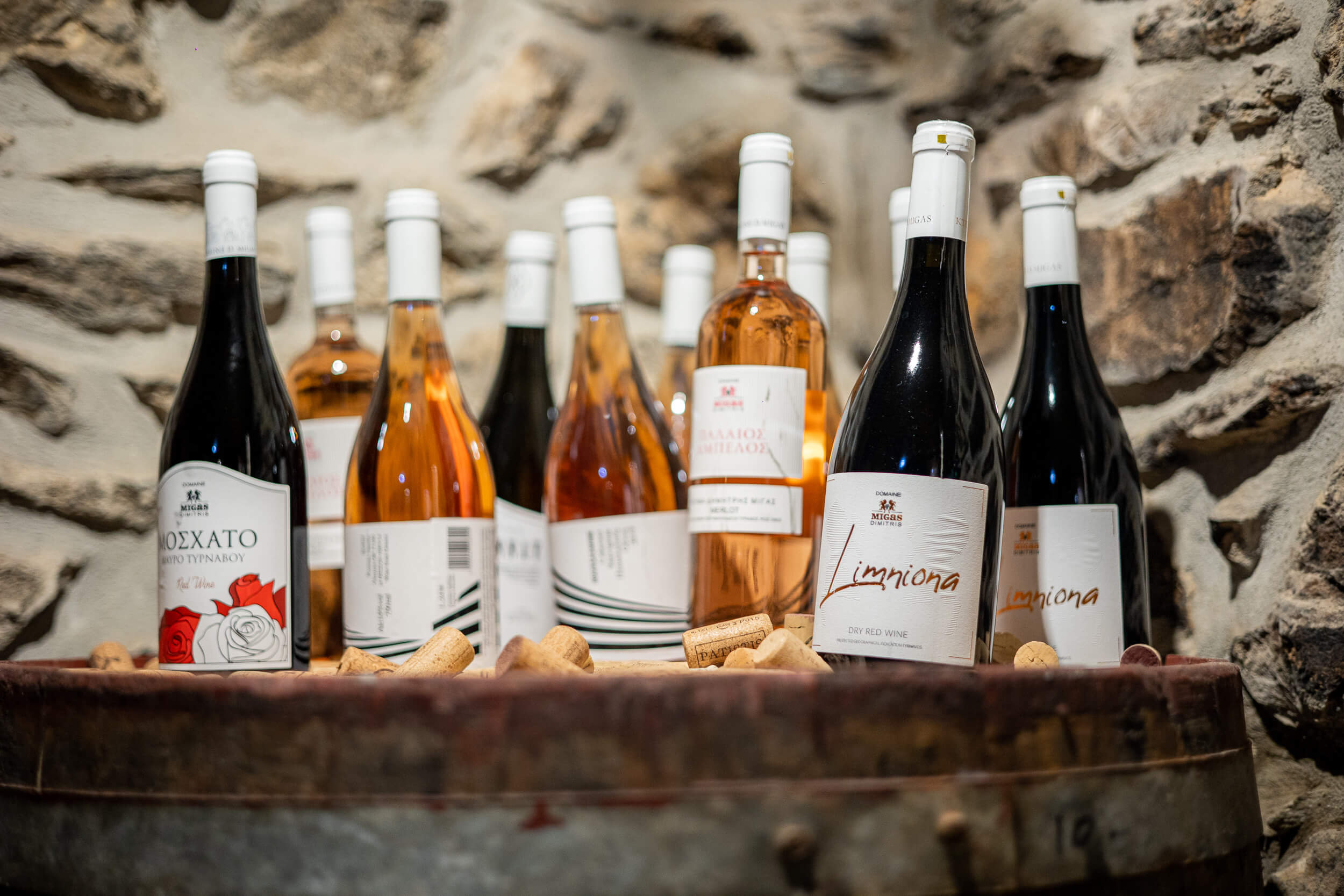 Wine tasting in a traditional Pelion Cellar at Portaria