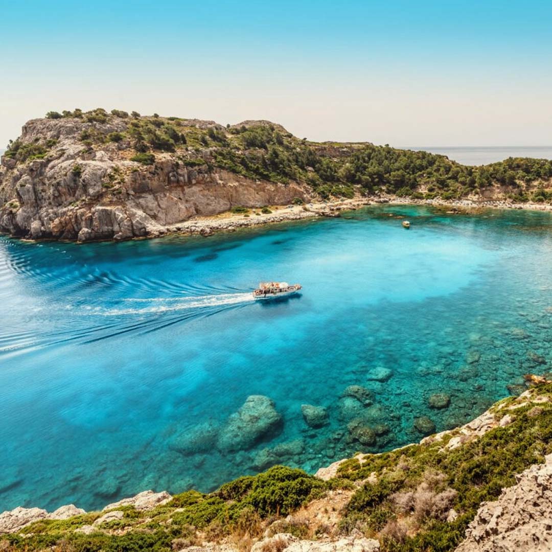 Rhodes East Coast Gems (Half-Day) / Speedboat Jost