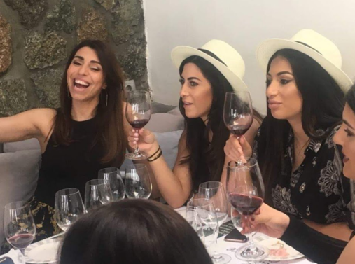 Executive wine tasting at the Mykonian Spiti