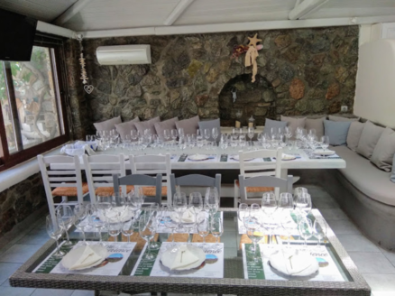 Executive wine tasting at the Mykonian Spiti