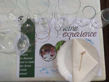 Executive wine tasting at the Mykonian Spiti
