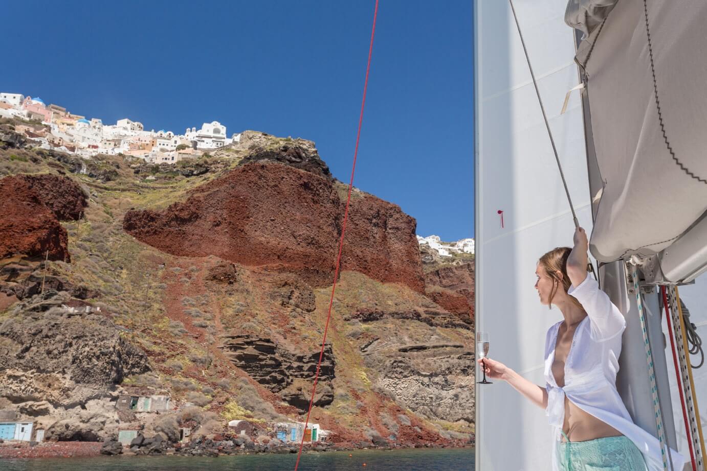 Private Catamaran Full Day Cruise with BBQ, Open Bar & Transfers