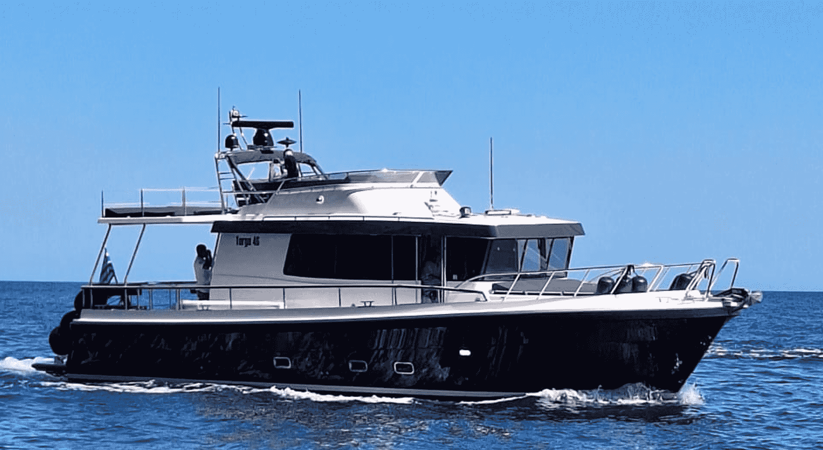 Private Targa Motor Yacht Full Day Cruise with BBQ, Open Bar & Transfers