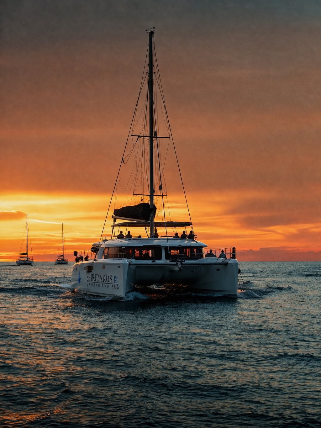 Catamaran Semi-Private Sunset Classic Cruise with BBQ, Drinks & Transfers