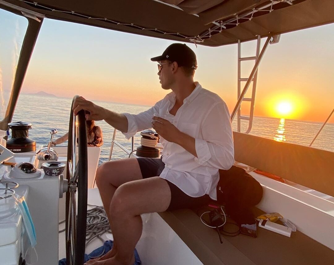 Private Catamaran Full Day Cruise with BBQ, Open Bar & Transfers