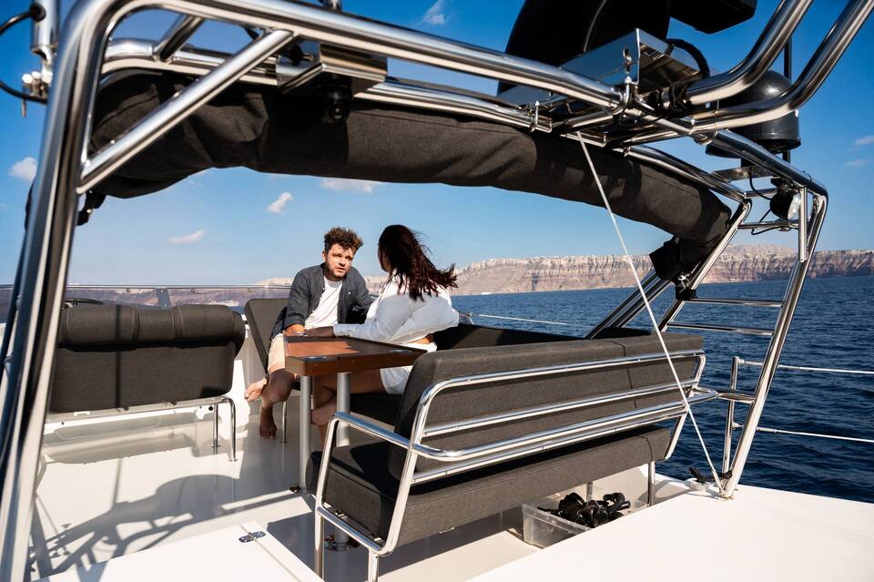 Private Targa Motor Yacht Half Day Sunset Cruise with BBQ, Open Bar & Transfers