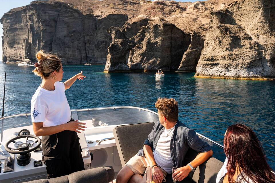 Private Targa Motor Yacht Half Day Sunset Cruise with BBQ, Open Bar & Transfers