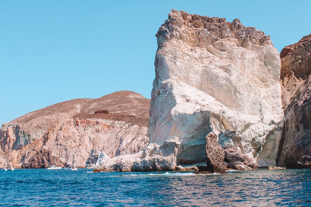 Catamaran Semi-Private Sunset Premium Ammoudi Cruise with BBQ, Open Bar & Transfers