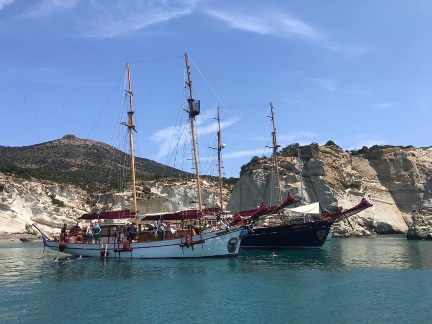 Traditional Boat Cruise to Glaronisia, Sarakiniko, Sykia Cave & Kleftiko
