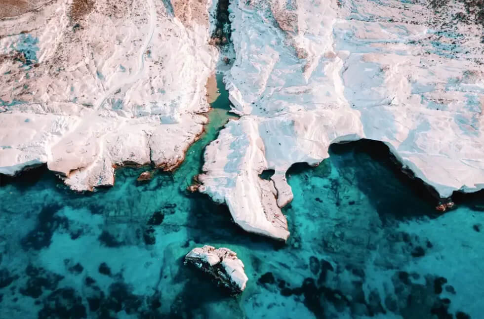 Sarakiniko-North part of Milos 